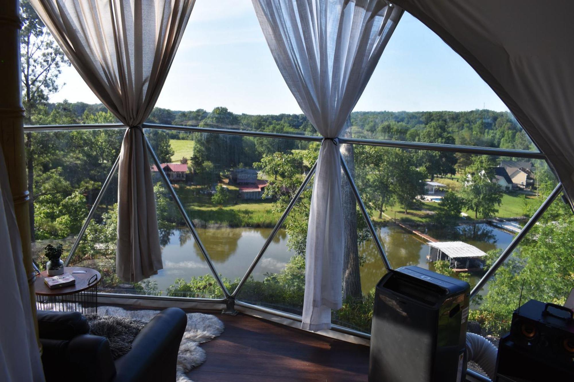Hotel Waterfront Luxury Glamping Dome Rogersville Esterno foto